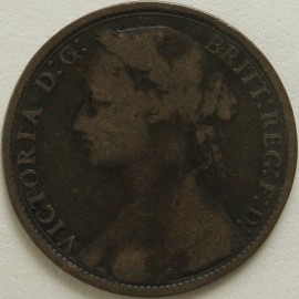 PENNIES 1879  VICTORIA F96 GF