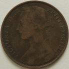 PENNIES 1885  VICTORIA F121 GF/NVF