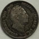 THREEPENCES SILVER 1835  WILLIAM IV LARGE HEAD GVF