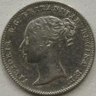 THREEPENCES SILVER 1841  VICTORIA RARE NVF