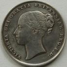 SHILLINGS 1840  VICTORIA RARE VF