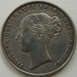 SHILLINGS 1849  VICTORIA SCARCE EF