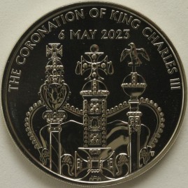 FIVE POUNDS 2023  CHARLES III CHARLES III CORONATION BU