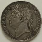 CROWNS 1822  GEORGE IV TERTIO NVF