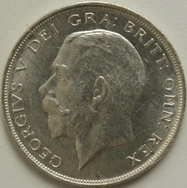 HALF CROWNS 1923  GEORGE V  BU