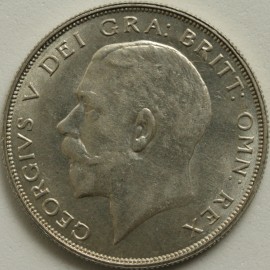 HALF CROWNS 1926  GEORGE V ORD EFFIGY SCARCE BU