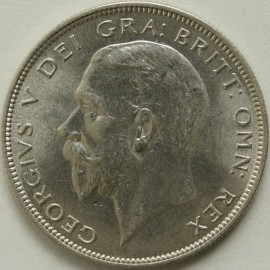 HALF CROWNS 1933  GEORGE V  BU