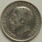 SIXPENCES 1925  GEORGE V NARROW RIM VF