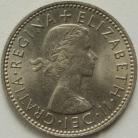 SHILLINGS 1955  ELIZABETH II SCOT BU