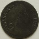 HALFPENCE 1699  WILLIAM III DATE IN LEGEND NO STOP AFTER DATE F