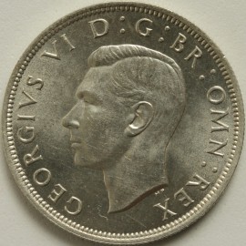 HALF CROWNS 1939  GEORGE VI  BU