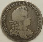 HALF CROWNS 1723  GEORGE I SOUTH SEA CO GF/NVF