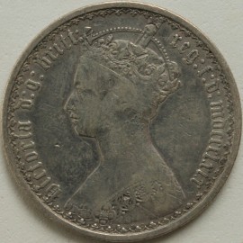 FLORINS 1869  VICTORIA DIE NUMBER 5  GF/NVF