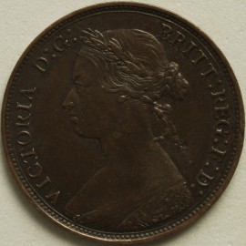 HALFPENCE 1877  VICTORIA F330 NEF