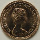 SOVEREIGNS 1981  Elizabeth II MACHIN BU