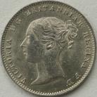 THREEPENCES SILVER 1862  VICTORIA VERY SCARCE UNC LUS 