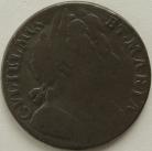 HALFPENCE 1694  WILLIAM & MARY F/FAIR