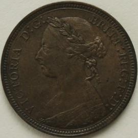 HALFPENCE 1894  VICTORIA VERY SCARCE GVF