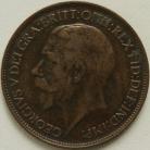 HALFPENCE 1914  GEORGE V GVF