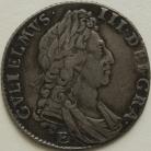 SHILLINGS 1697 E WILLIAM III EXETER 3RD BUST ESC 1105 SCARCE GVF