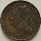 FARTHINGS 1823  GEORGE IV  UNC T 