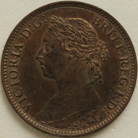 FARTHINGS 1882 H VICTORIA SUPERB  UNC T.