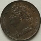 FARTHINGS 1822  GEORGE IV GEF