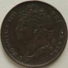 FARTHINGS 1822  GEORGE IV GVF