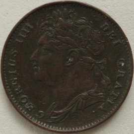 FARTHINGS 1822  GEORGE IV  GVF