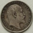 THREEPENCES SILVER 1902  EDWARD VII GF