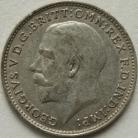 THREEPENCES SILVER 1921  GEORGE V GEF