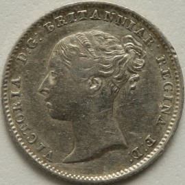 GROATS 1840  VICTORIA 4 OVER 4 SCARCE GEF