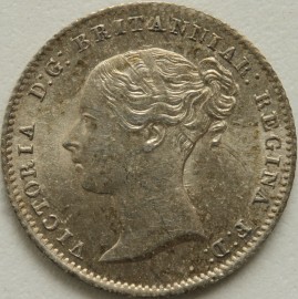 GROATS 1854  VICTORIA  UNC LUS