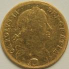 TWO GUINEAS 1664  CHARLES II CHARLES II. 1ST BUST. ELEPHANT BELOW S3334 GF