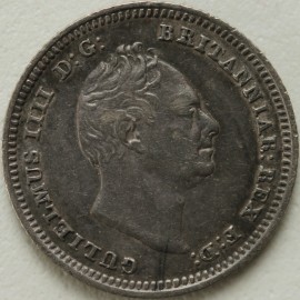 GROATS 1837  WILLIAM IV  GVF