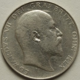 HALF CROWNS 1906  EDWARD VII  GVF