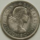 HALF CROWNS 1957  ELIZABETH II BU