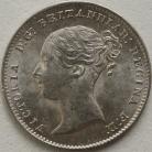 THREEPENCES SILVER 1851  VICTORIA VERY SCARCE BU