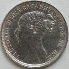 THREEPENCES SILVER 1871  VICTORIA SCARCE BU