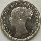 THREEPENCES SILVER 1877  VICTORIA BU