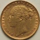 SOVEREIGNS 1877  VICTORIA MELBOURNE ST GEORGE GVF