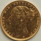 SOVEREIGNS 1885  VICTORIA MELBOURNE ST GEORGE NEF