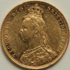 SOVEREIGNS 1891  VICTORIA JUBILEE HEAD SYDNEY GVF