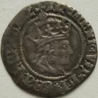 HENRY VII 1504 -1509 HENRY VII HALFGROAT. PROFILE ISSUE. ARCHBISHOP BAINBRIDGE. YORK MINT. TWO KEYS BELOW SHIELD ON REVERSE. MM MARTLET. GOOD PORTRAIT GVF