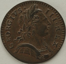 FARTHINGS 1773  GEORGE III  GEF