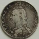 HALF CROWNS 1891  VICTORIA GF