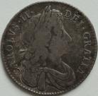 HALF CROWNS 1679  CHARLES II 4TH BUST TERTIO PRIMO INSTEAD OF GRATTIA ESC481A VERY RARE GF/NVF