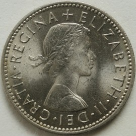 SHILLINGS 1966  ELIZABETH II ENG. BU