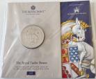 FIVE POUNDS 2023  CHARLES III THE ROYAL TUDOR BEASTS SERIES - THE SEYMOUR UNICORN PACK BU