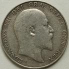 HALF CROWNS 1910  EDWARD VII NVF